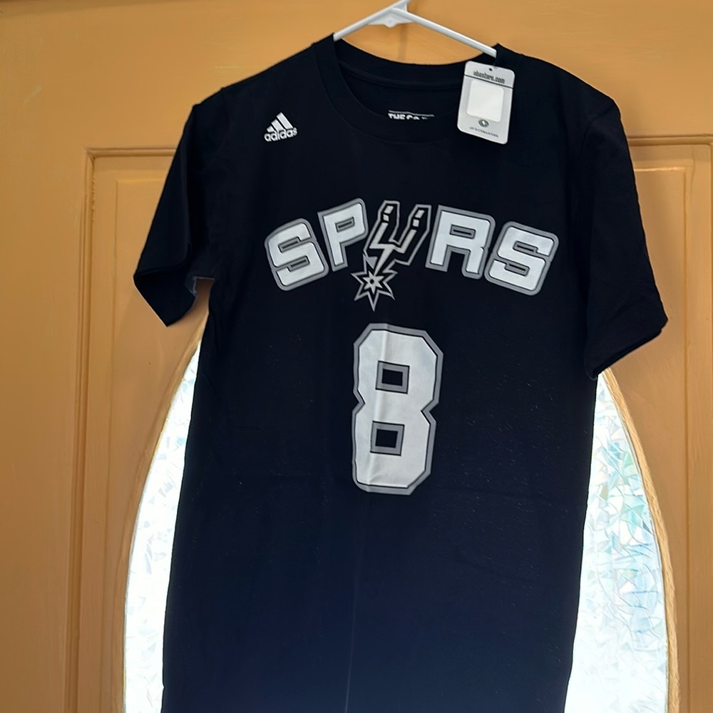 Adidas basketball mens t shirt size small new with tags patty mills Sa spurs - Picture 1 of 3